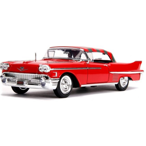 اسباب بازی ماشین فلزی کادیلاک Cadillac1958 و فیگور فردی کروگر با مقیاس 1:24_اسباب بازی